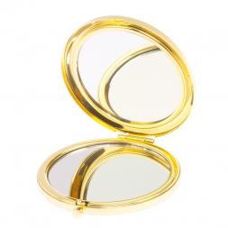Карманное зеркальце из камня гетчеллит цвет золото