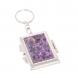 Складное зеркало брелок чароит прямоугольное 126650