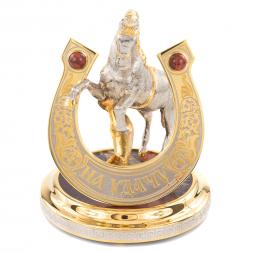 Сувенир из яшмы &amp;quot;Подкова на удачу&amp;quot;