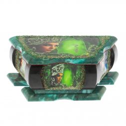 Шкатулка с иллюстрацией &amp;quot;Хозяйка медной горы&amp;quot; из змеевика 20х10х8 см