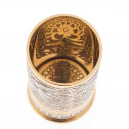 Набор стопок гильз &amp;quot;Герб России&amp;quot; 6 шт 40 мл в подарочном ящике Златоуст