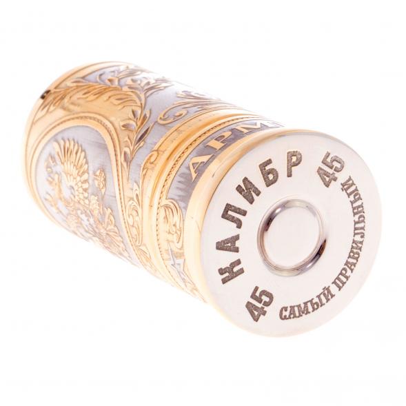 Набор стопок гильз &amp;quot;Герб России&amp;quot; 6 шт 40 мл в подарочном ящике Златоуст 122062
