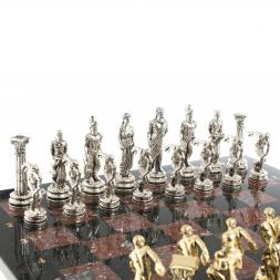 Шахматы &amp;quot;Олимпийские игры&amp;quot; доска 44х44 см креноид фигуры металлические