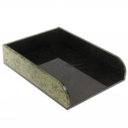 Лоток для бумаг А4 змеевик светлый