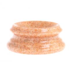 Подставка под шар из розового мрамора 8х8х3 см