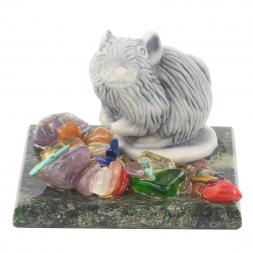 Сувенир из мрамолита &amp;quot;Крыса&amp;quot;