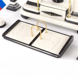 Настольный набор из мрамора &amp;quot;Престиж&amp;quot; с символикой России