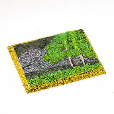 Магнит с рисунком &amp;quot;Плитка&amp;quot; змеевик 113973