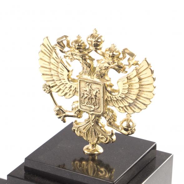 Письменный набор из малахита &amp;quot;Гербовый&amp;quot; 121835