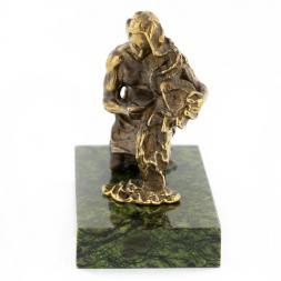 Сувенир статуэтка знак зодиака &amp;quot;Водолей&amp;quot; бронза камень