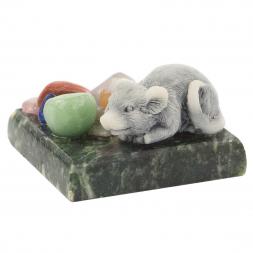 Сувенир из мрамолита &amp;quot;Крыса малая&amp;quot;