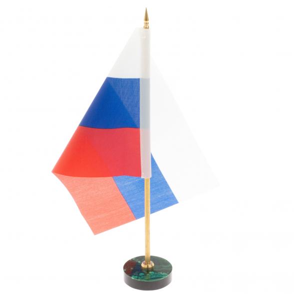 Флагшток из малахита 4,5х4,5х26 см 129688