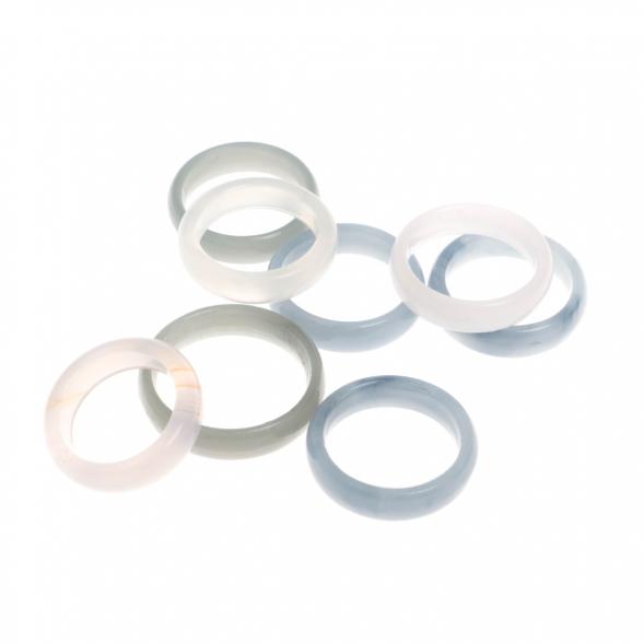 Подставка под шар серый агат 2,2-2,5 см 130013