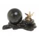 Шар 4,5 см на подставке &amp;quot;Дракон&amp;quot; из лабродарита 126879